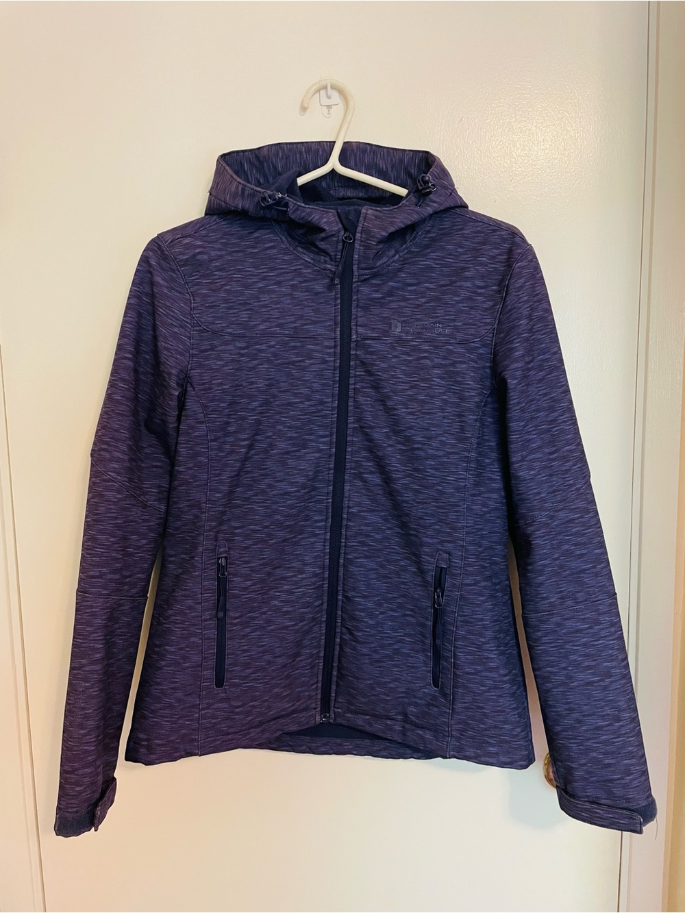 Mountain Warehouse Exodus Printed Softshell Jacket | Purple (US 6 / UK 10)